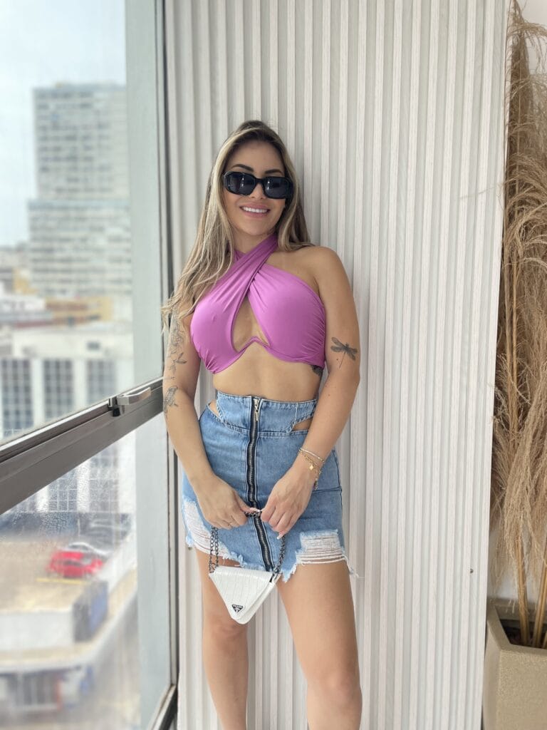 top bibiana top bibiana lilas