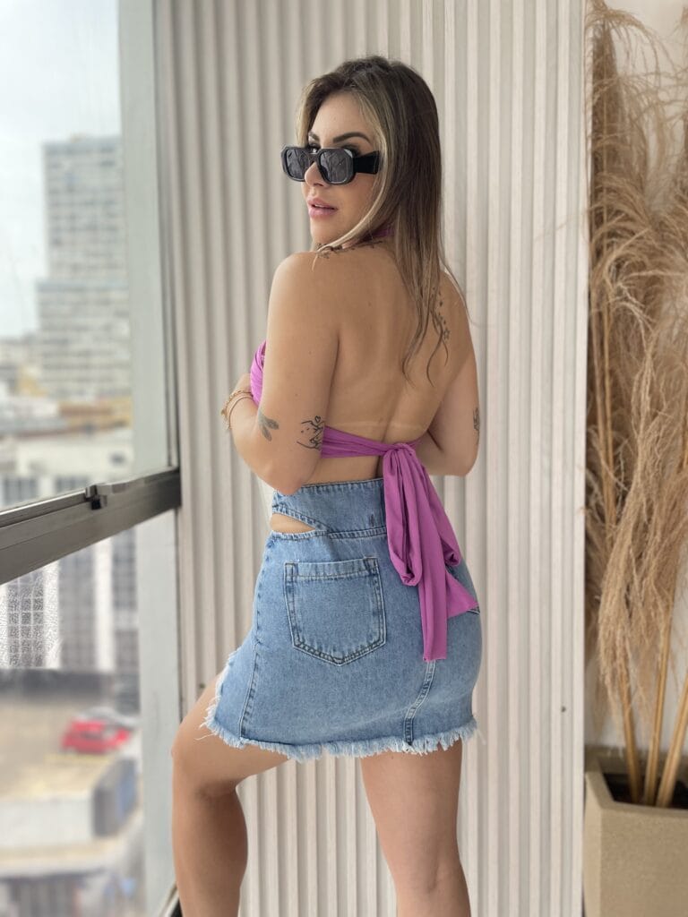 top bibiana top Bibiana lilás