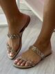 sandália feminina rasteira vizzano 62351189 preto