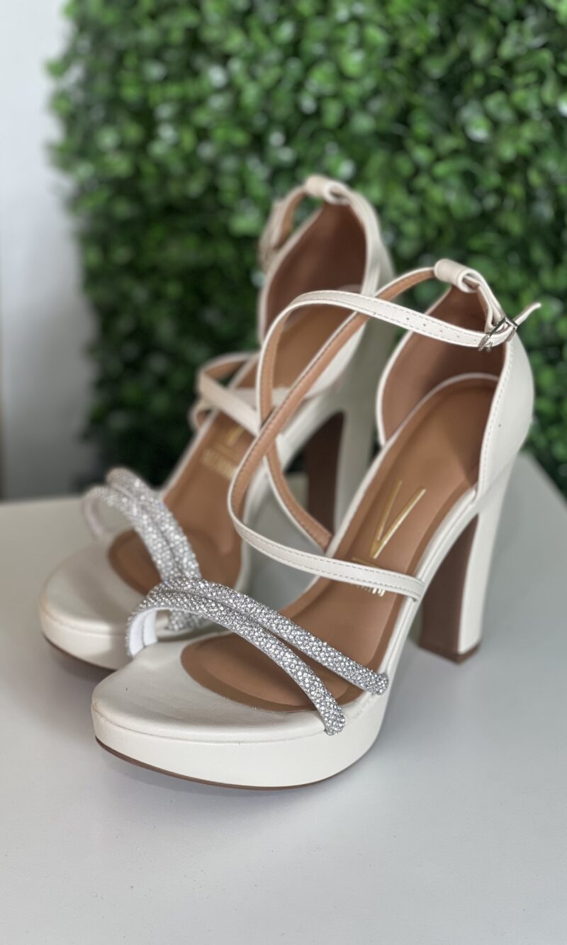 sandalia salto alto cristal branco off vizzano 6292.256