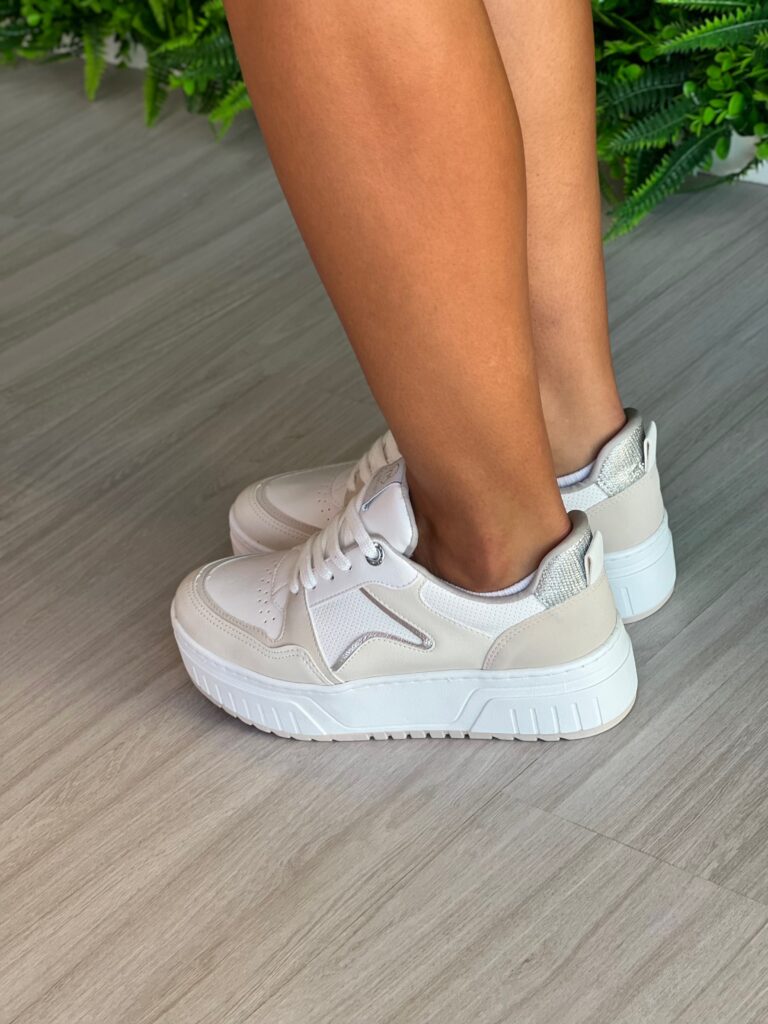 tênis via marte bege 2313506 tênis via marte bege 2313506