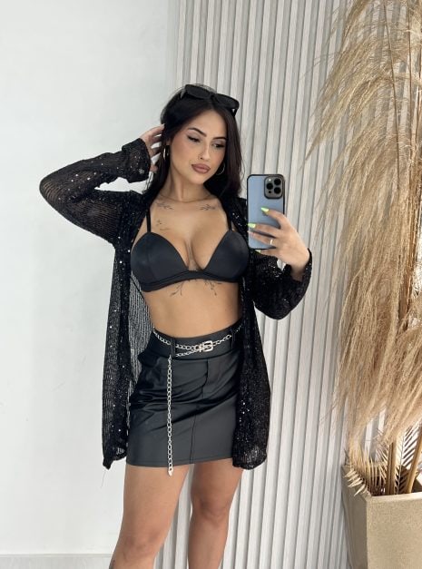kimono paetê beth