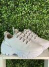 tênis ramarim chunky branco & prata