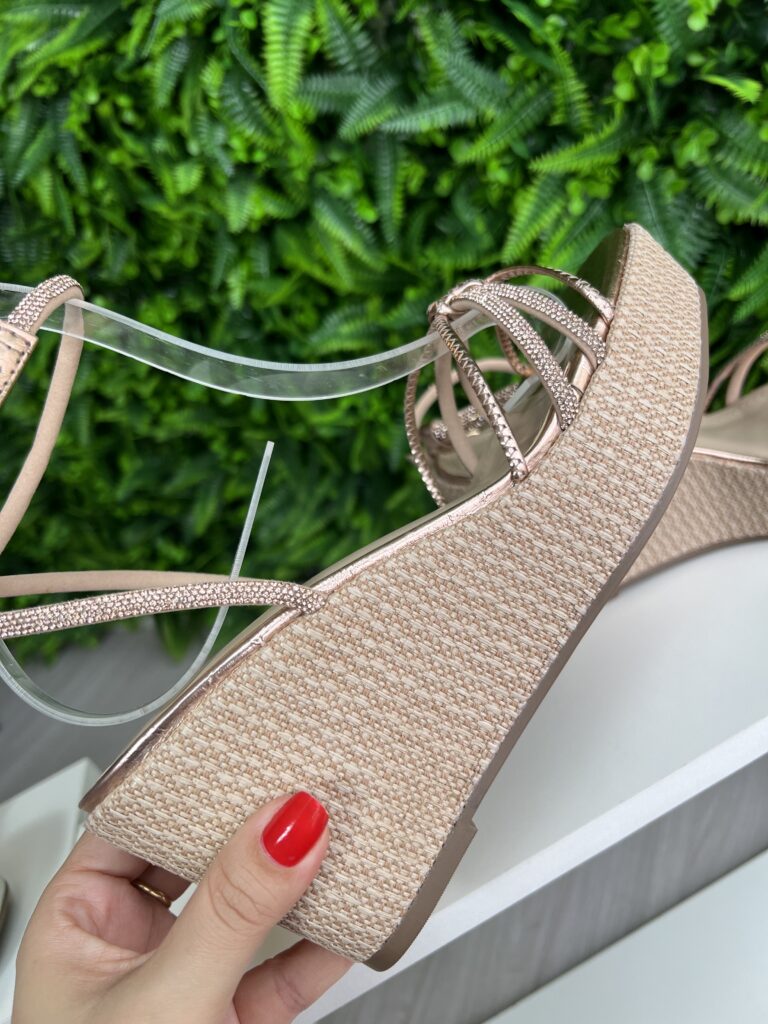 sandália reflexo palha rattan rouge via marte 23 11509 01 sandália reflexo palha rattan rouge via marte 23 11509 01