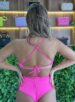 biquíni top cropped & hot pants