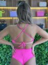 biquíni top cropped & hot pants