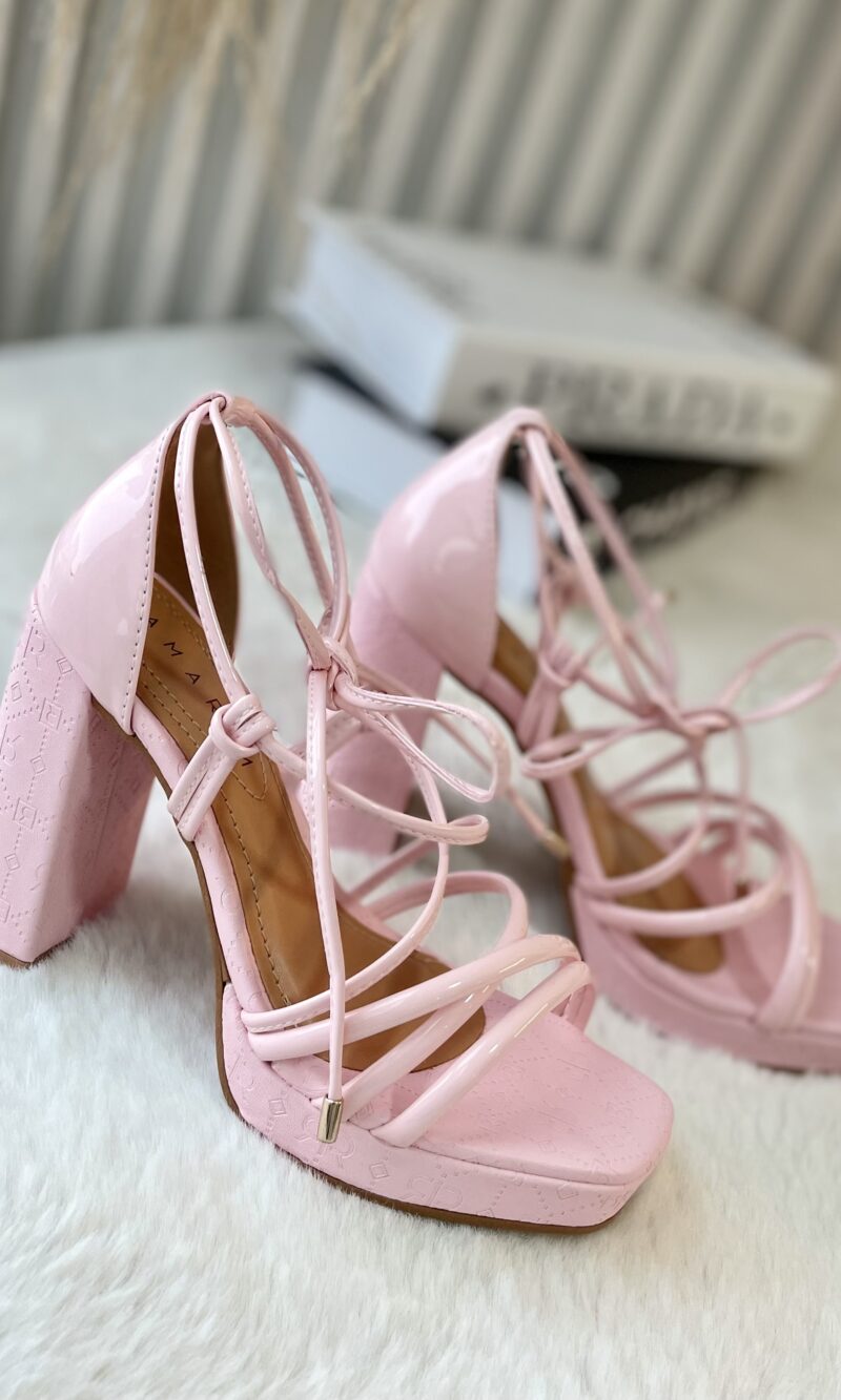 sandália ramarim rosa chiclete 2357204 sandália ramarim rosa chiclete 2357204
