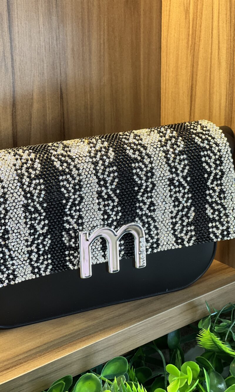 bolsa moleca strass preto bolsa moleca strass preto