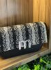 bolsa moleca strass preto