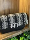 bolsa moleca strass preto