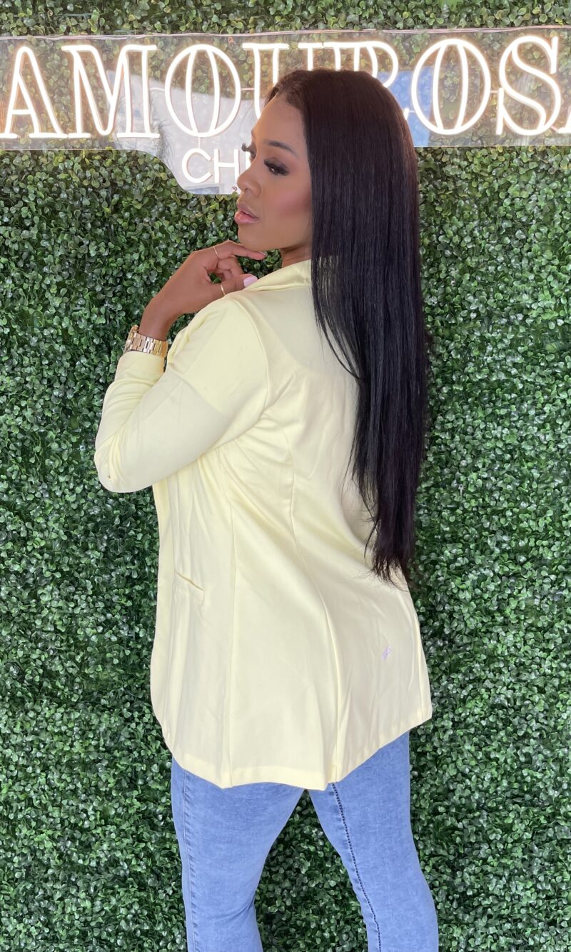 maxi blazer júlia amarelo candy maxi blazer júlia amarelo candy