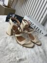 sandália creme amarração strass ramarim 2341202