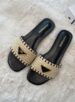 rasteira com palha preto 23 20001 01