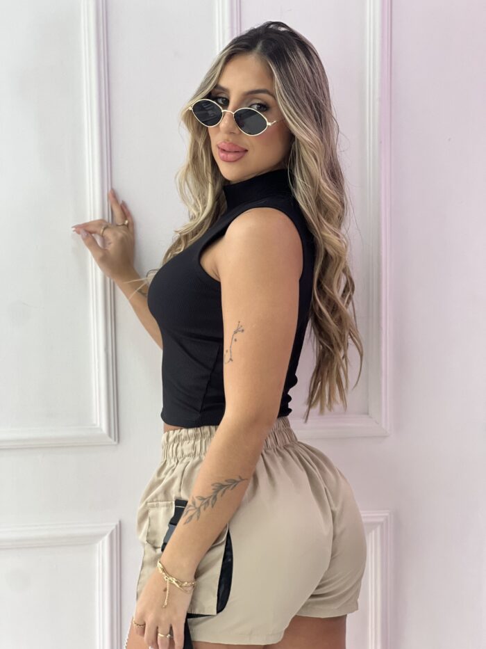 short parachute zoe bege short parachute zoe bege