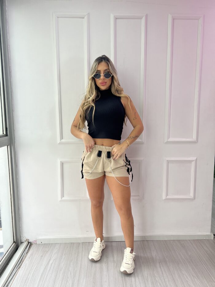 short parachute zoe bege short parachute zoe bege