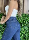 calça jeans wide leg estrela