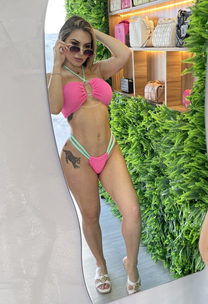 biquíni gabrielle rosa/verde biquíni gabrielle rosa/verde