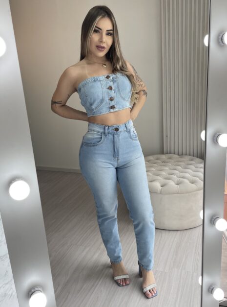 calça jeans mom joinville