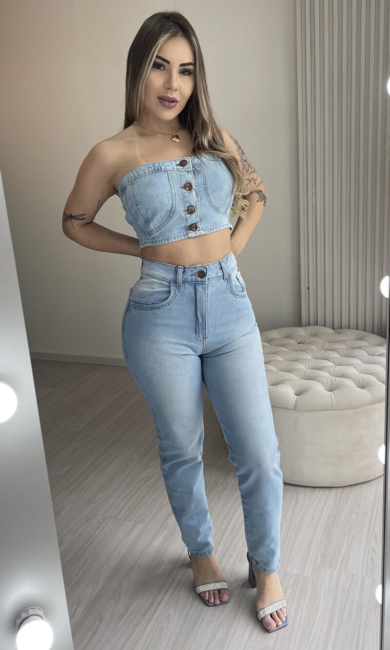 calça jeans mom joinville