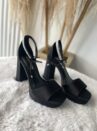 sandália plataforma preto nobuck 22 11301 01
