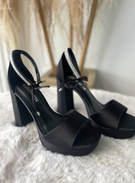sandália plataforma preto nobuck 22 11301 01