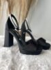 sandália plataforma preto nobuck 22 11301 01