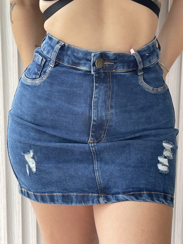 saia jeans rebeca