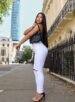 calça jeans white