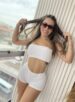 conjunto hot pants vermelho
