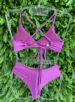 biquini hot pants recortes roxo