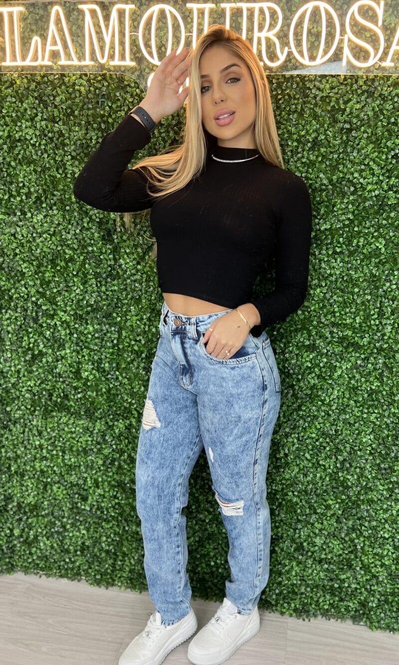 calça jeans mom jurema