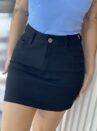 saia jeans malévola nxo preto