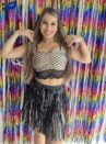 conjunto fantasia sereia black
