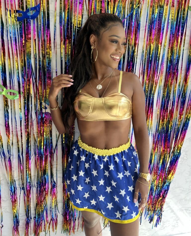 conjunto fantasia mulher maravilha