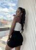 saia jeans malévola nxo preto