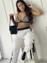 calça parachute rihana branco