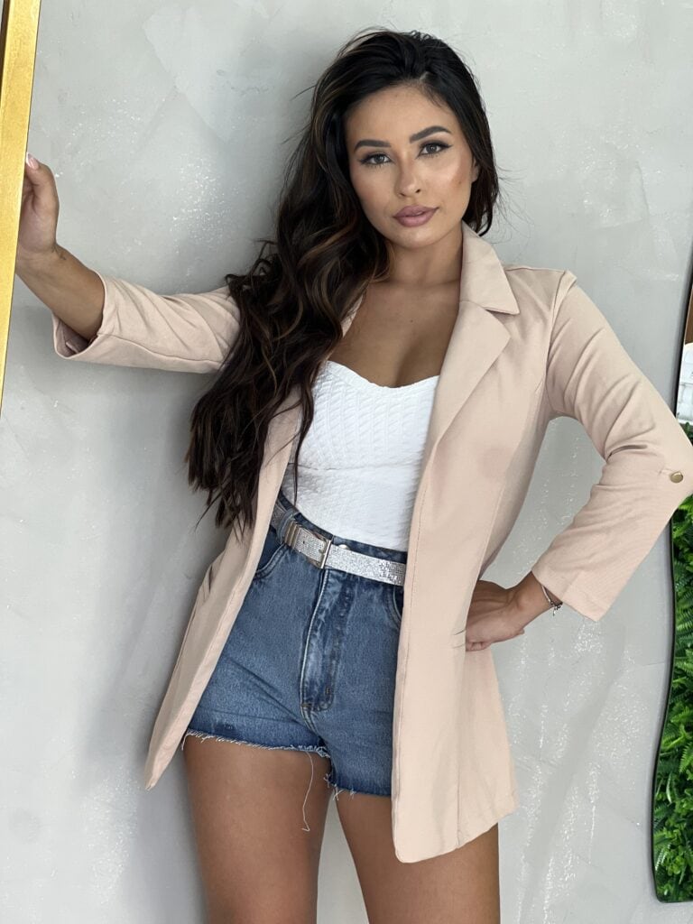 maxi blazer júlia bege