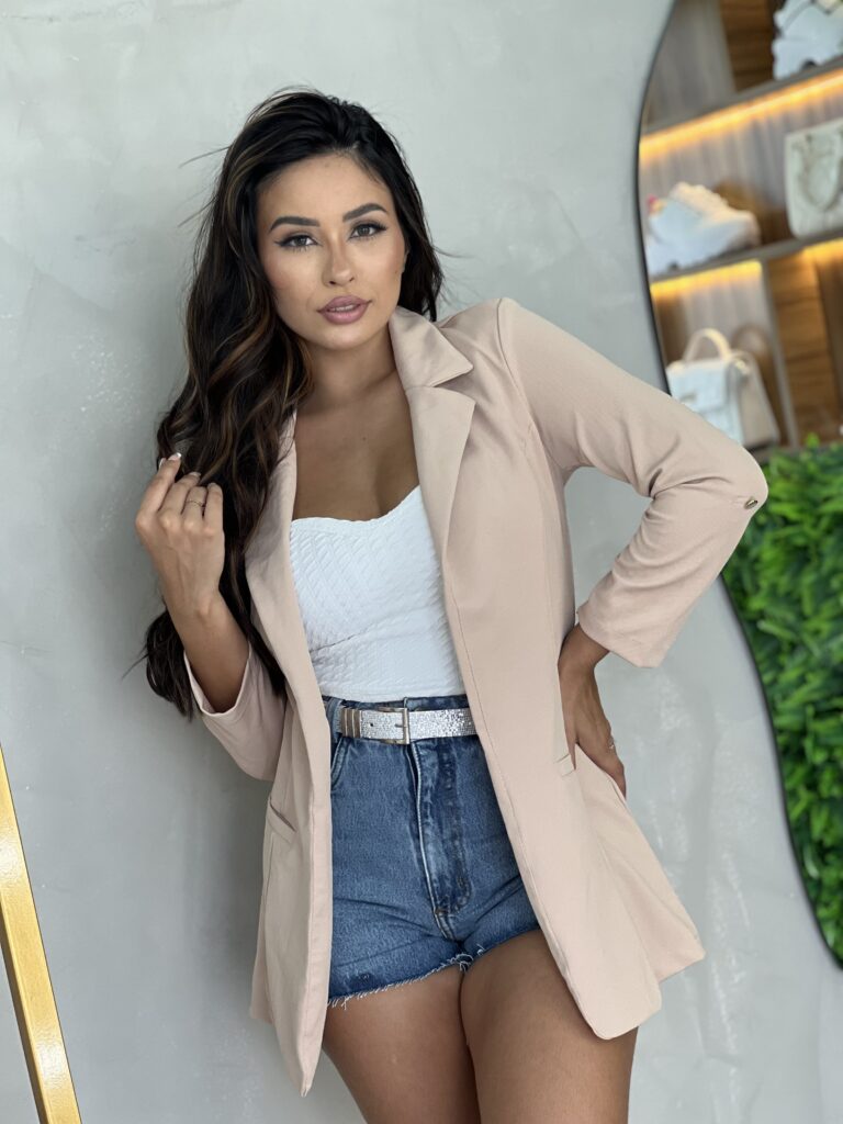 maxi blazer júlia bege maxi blazer júlia bege