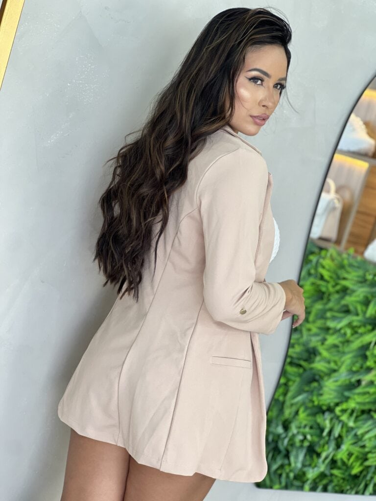 maxi blazer júlia bege maxi blazer júlia bege