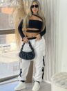 calça parachute rihana branco