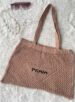 bolsa de praia crochê