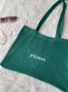 bolsa de praia crochê