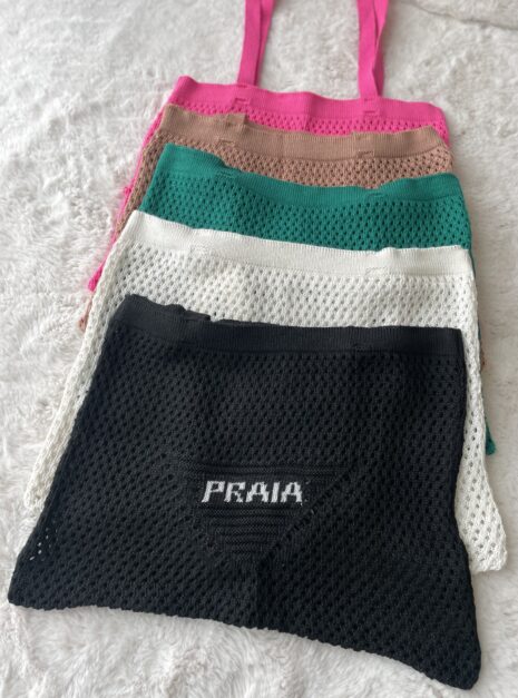 bolsa de praia crochê