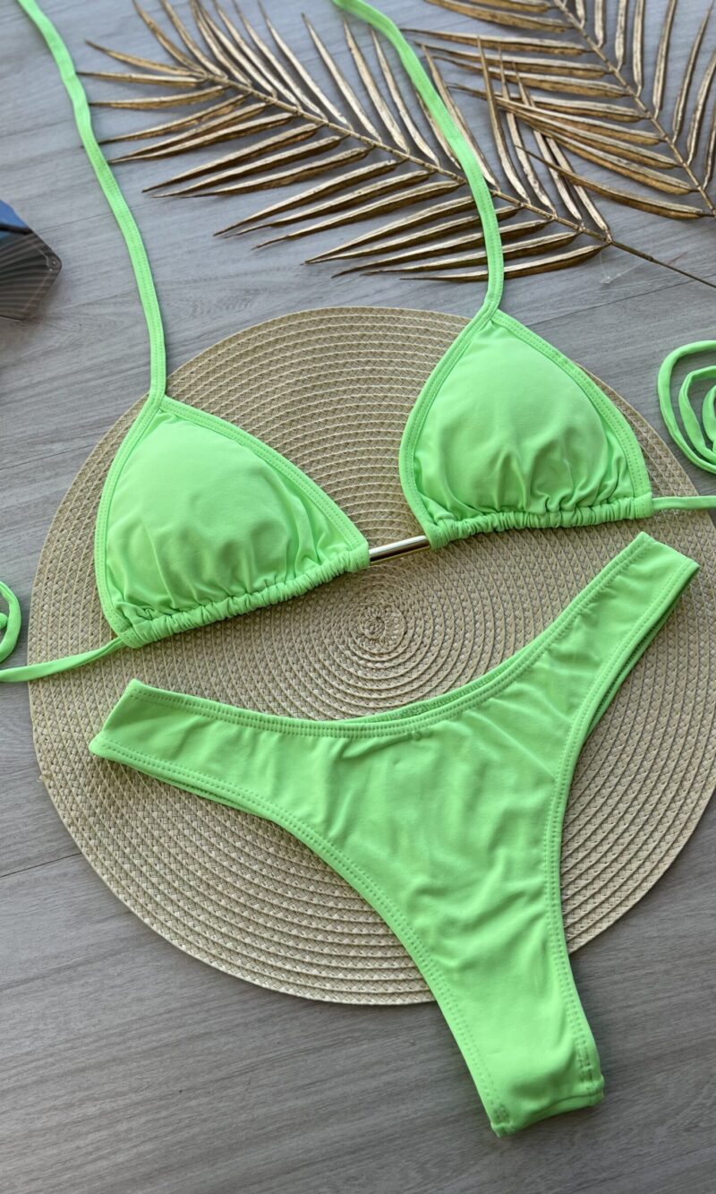 biquíni marcela verde neon