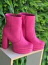 bota cano curto rosa ramarim 23 70101