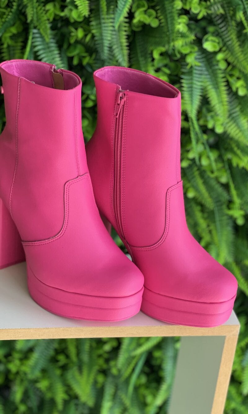 bota cano curto rosa ramarim 23 70101