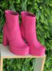 bota cano curto rosa ramarim 23 70101