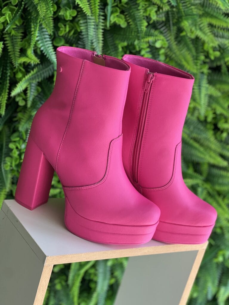 bota cano curto rosa ramarim 23 70101 bota cano curto rosa ramarim 23 70101