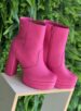 bota cano curto rosa ramarim 23 70101
