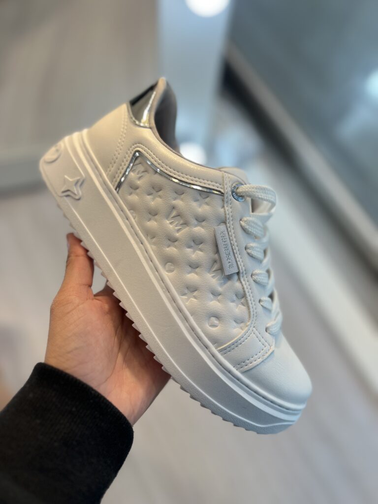 tênis casual branco via marte 055 006 01